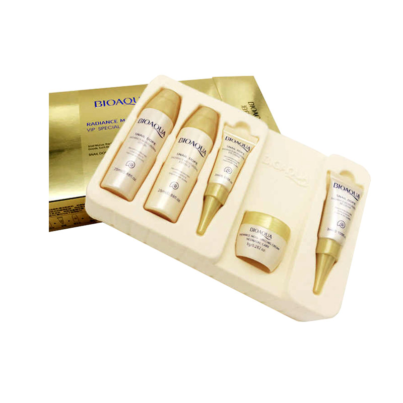Set Viajero Bioaqua Toner Hidratante Crema Humectante + Limpiador Facial + Cosmetiquera + REGALO