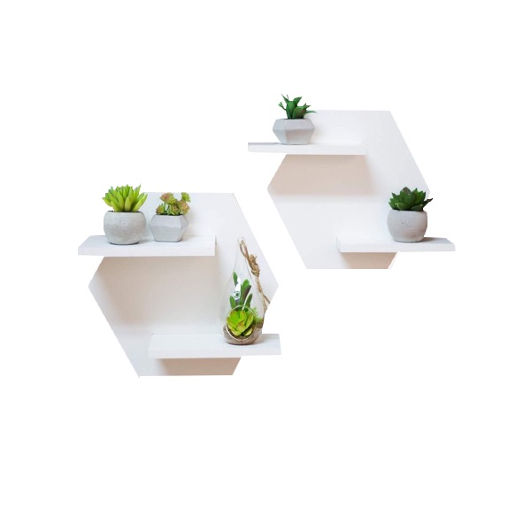 Juego de Repisas Hexagonales