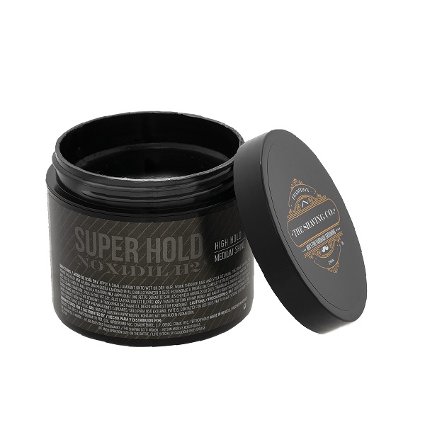 The Shaving Co Cera para peinar Cabello Super Hold Noxidil - H2 Fijacion Alta Brillo Medio