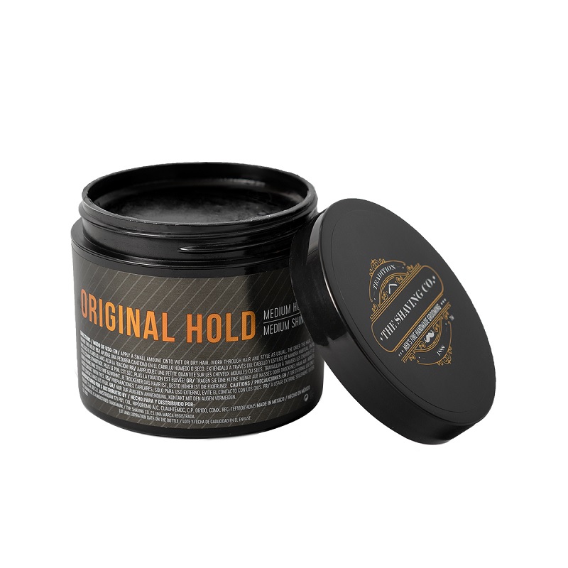 The Shaving Co Cera para peinar Cabello Original Pomade Fijacion Media Brillo Bajo
