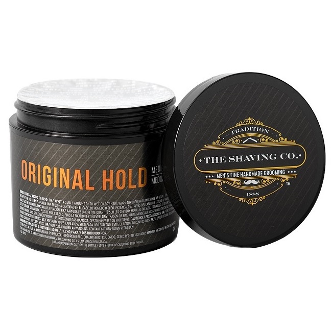 The Shaving Co Cera para peinar Cabello Original Pomade Fijacion Media Brillo Bajo
