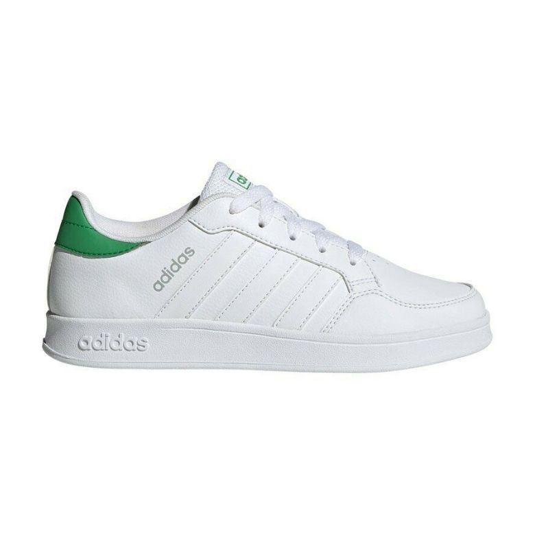 Tenis Adidas Breaknet Blanco Verde Retro Originales FY9503