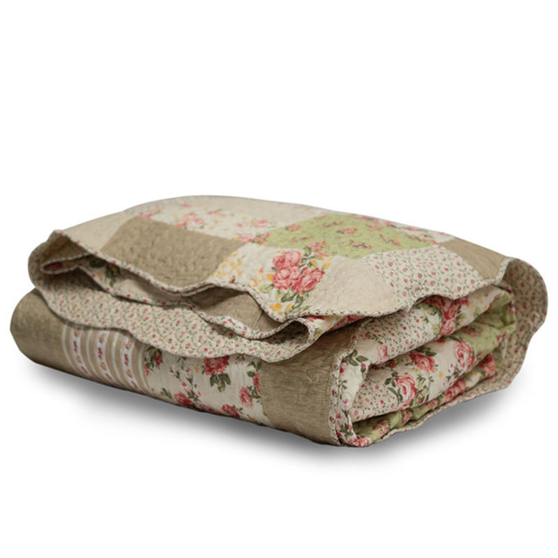 Colcha Floral Individual