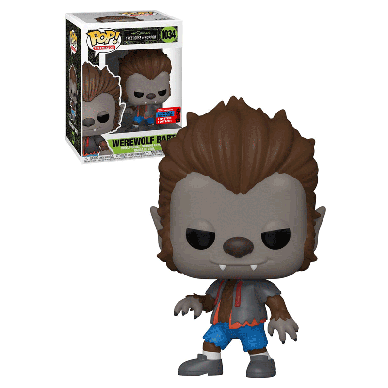 Funko Simpsons Werewolf Bart Exclusivo 2020 Fall Convention