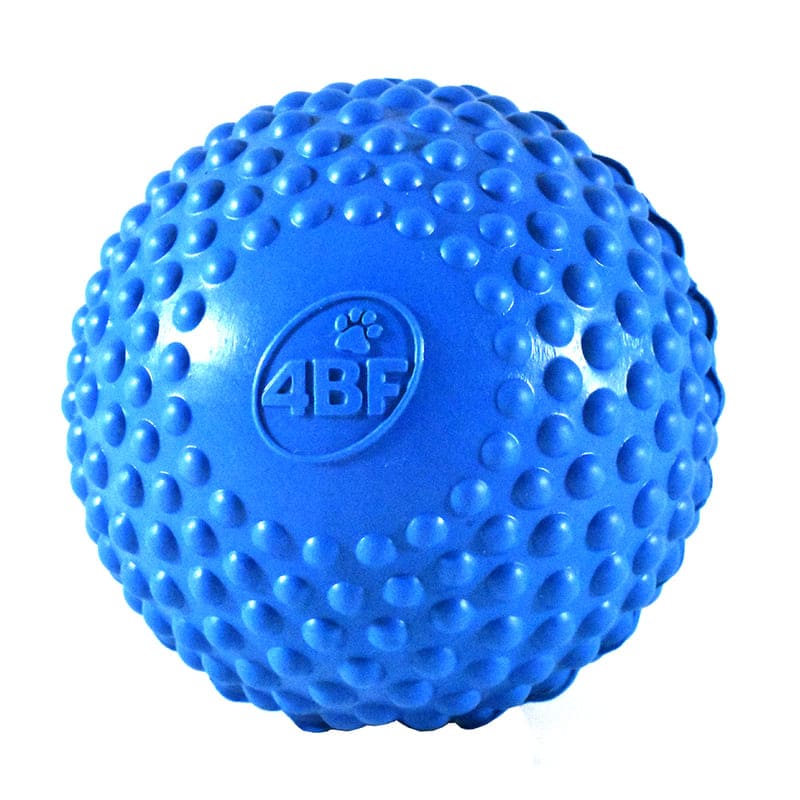 4BF Juguete para Perro Pelota con Bordes estimulantes Bumpy Ball grande