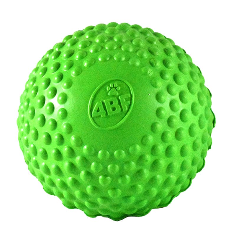 4BF Juguete para Perro Pelota con Bordes estimulantes Bumpy Ball grande