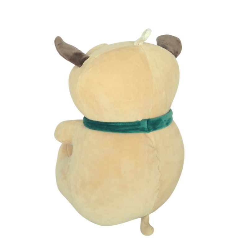 Peluche de Perro Pug, LBP, Perrito, Ultra Suave, 26cm (10in) -Color Café