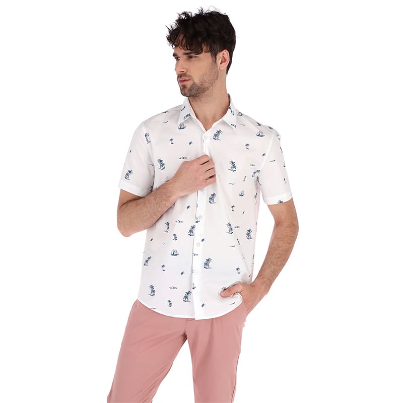 Camisa Manga Corta de Palmeras Generra 118105