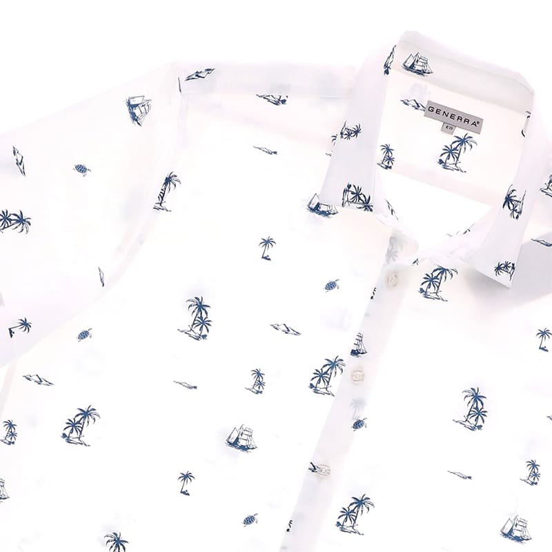 Camisa Manga Corta de Palmeras Generra 118105