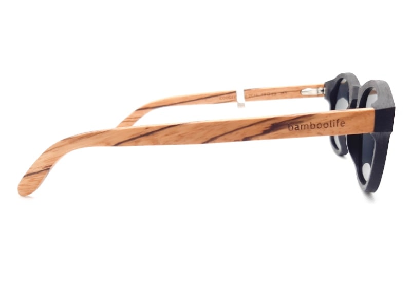 Lentes De Sol Unisex /Polarizados Negros/ Bamboo Life Originales