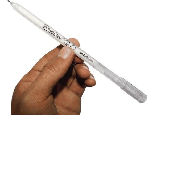 12 Plumas Bolígrafos Lapiceros De Tinta Blanca Gel Blanco