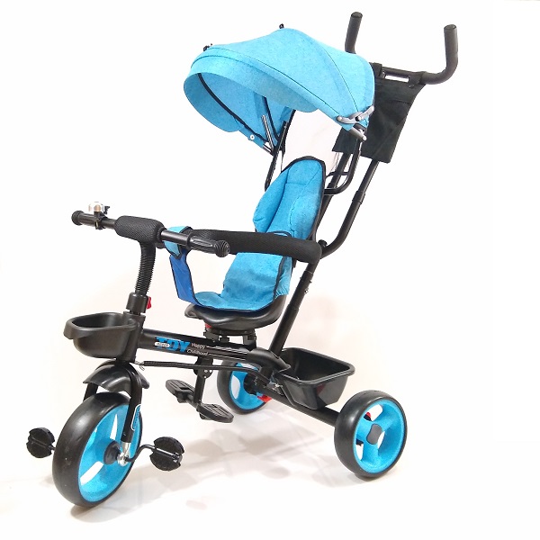 triciclo para niño/a  tres en uno, carrriola, triciclo guiado y triciclo normal