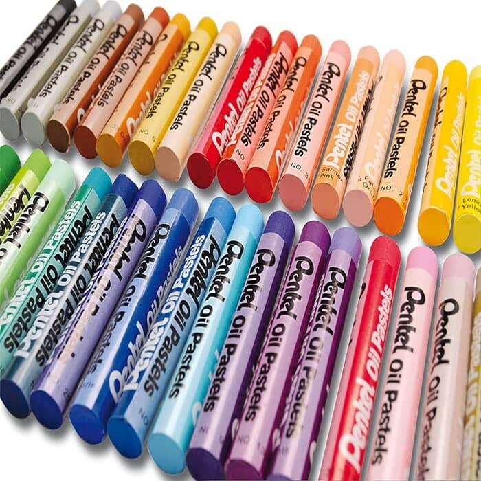 Óleo Gises Pastel Graso Profesional Pentel Arts 36 Colores