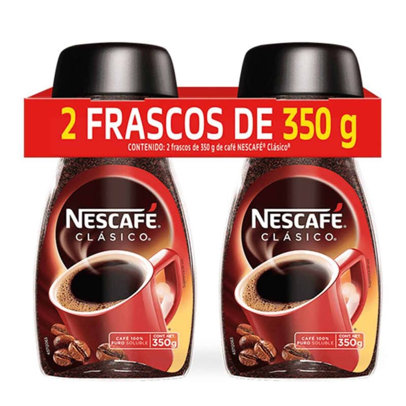 Café Soluble Nescafé 2 pzas de 350 g