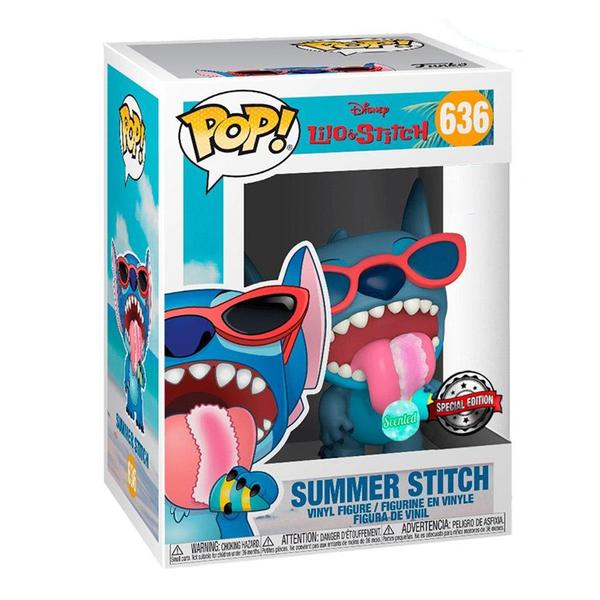FUNKO POP DISNEY LILO & STITCH SUMMER STITCH #636 EXCLUSIVO