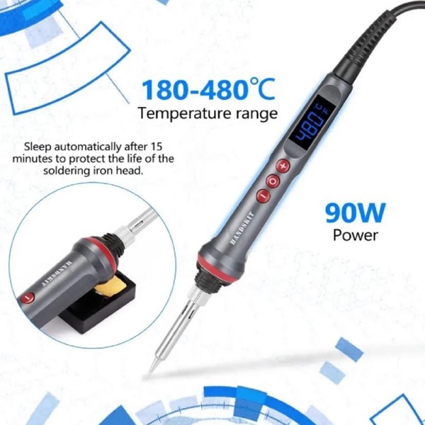 Cautín Eléctrico De Pantalla Digital 90w