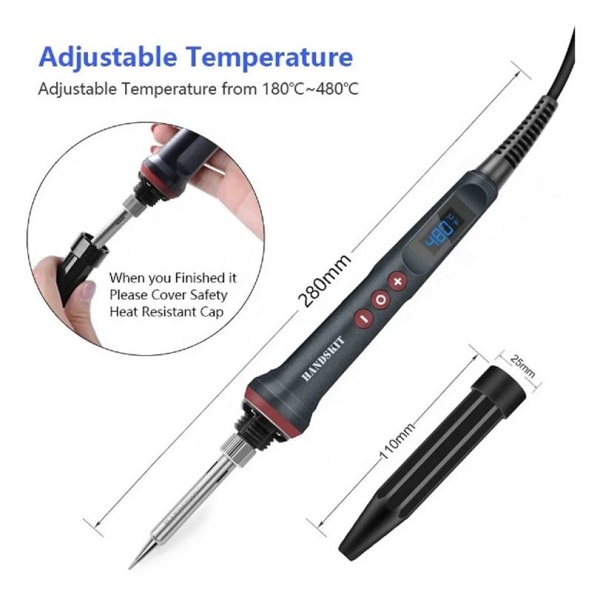 Cautín Eléctrico De Pantalla Digital 90w