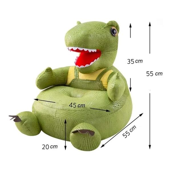 Sillón De Dinosaurio Rex Verde 
