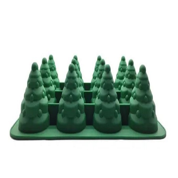 Molde Silicón Pino Mini Gelatina Jabón Gomita Choco
