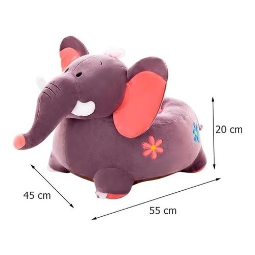 Sillon de Elefantito Rosa Infantil
