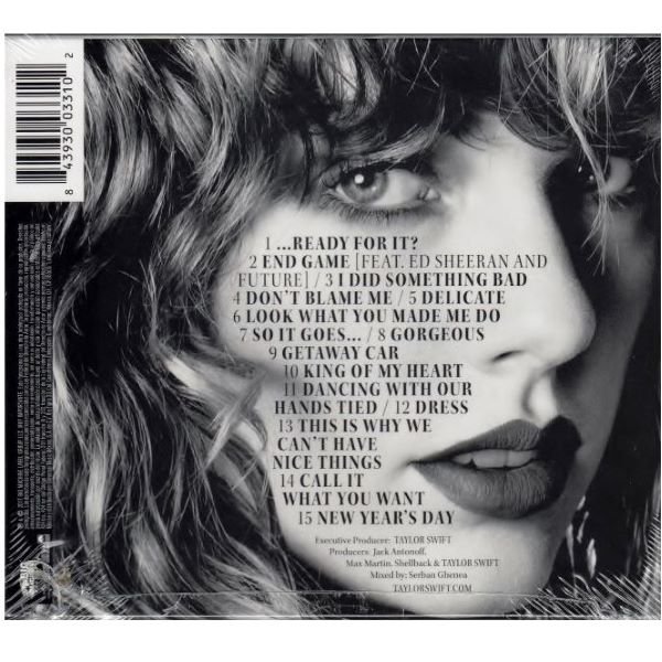 CD Taylor Swift ~ Reputation