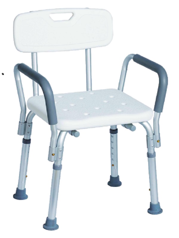 Silla para Ducha Con Descansabrazos Ajustable- Médica Depot