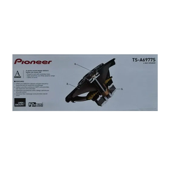 Bocinas Pioneer 6x9 De 4vias 650watts Potentes Ts-a6977s