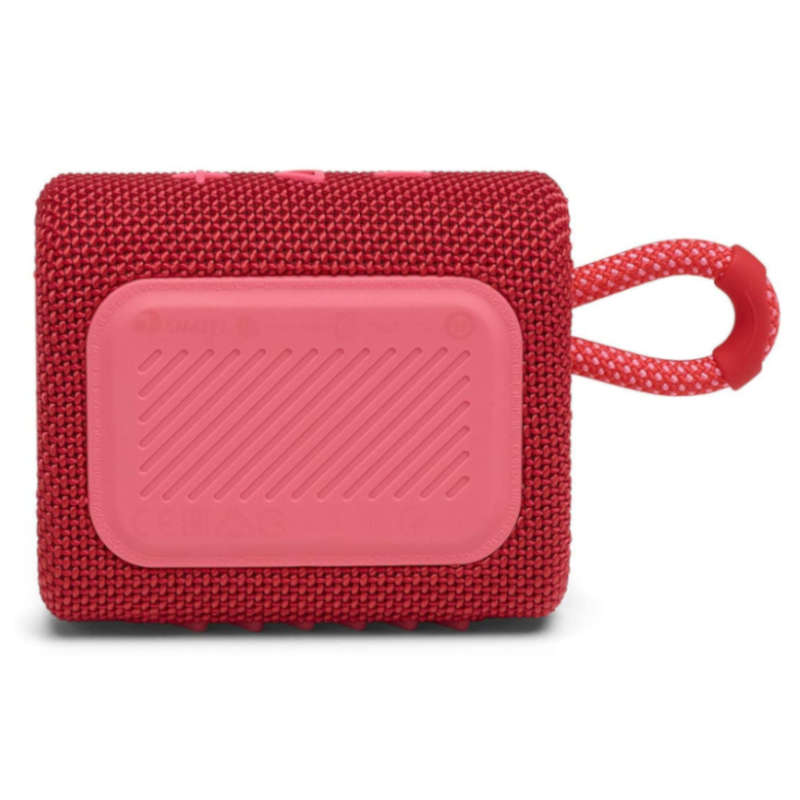 Bocina Bluetooth JBL GO 3 Portátil Impermeable IP67 Rojo