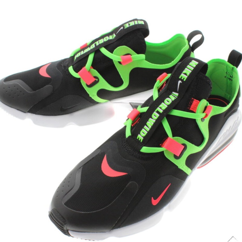 TENIS NIKE AIR MAX INFINITY NEGRO VERDE HOMBRE BQ3999-010