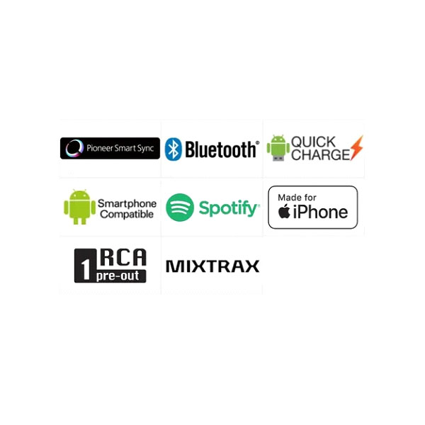 AUTOESTEREO PIONEER DE BLUETOOTH MVH-S325BT