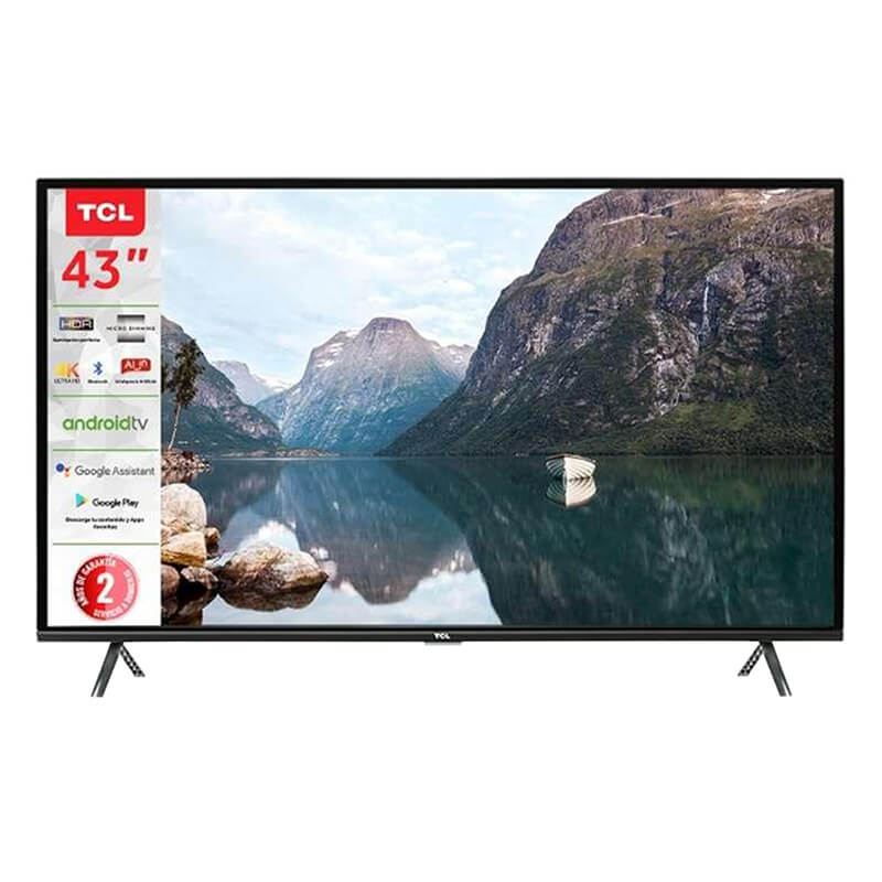 Pantalla Smart TV TCL 43" 4K UHD Android TV Bluetooth 5.0