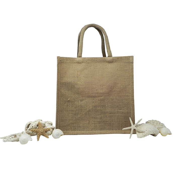 Bolsa Ecológica reutilizable de Yute con asa de