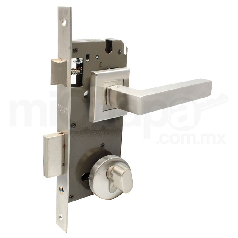 CERRADURA ALTA SEGURIDAD TOVER LISBOA ACERO INOXIDABLE RECAMARA LLAVE MARIPOSA