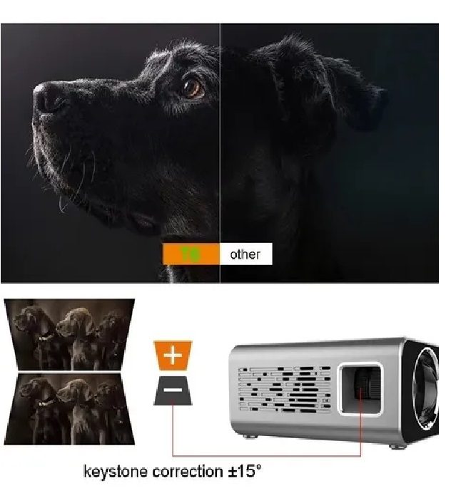 Proyector Gp-12, Led 1080p Píxele,s 3500 Lumens 150 Pulgadas