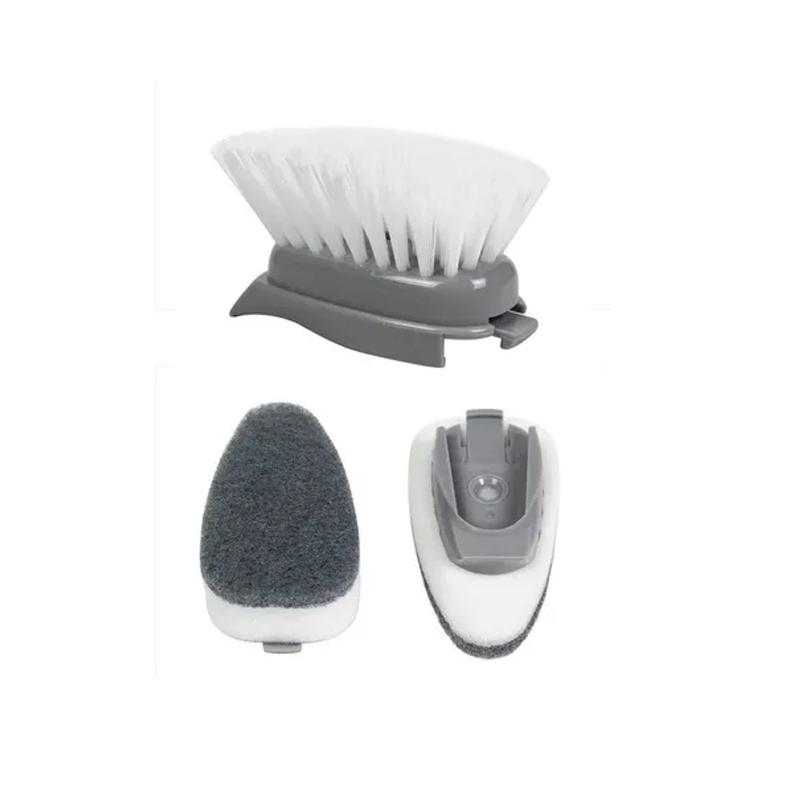 CEPILLO CON DISPENSADOR DE JABÓN PARA TRASTES.