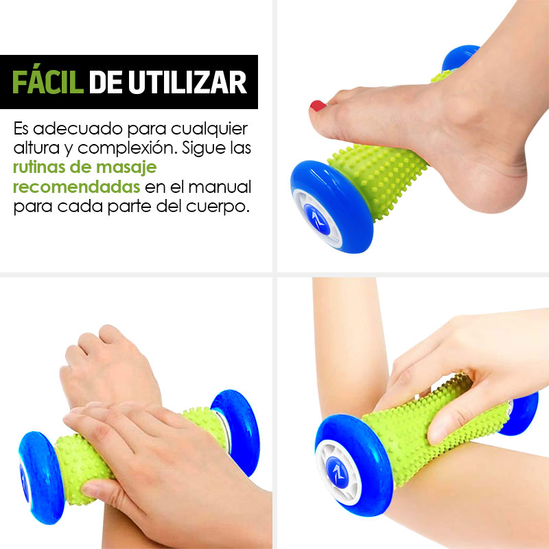 Rodillo para Masaje Muscular y Pies (Fascitis Plantar) Redlemon