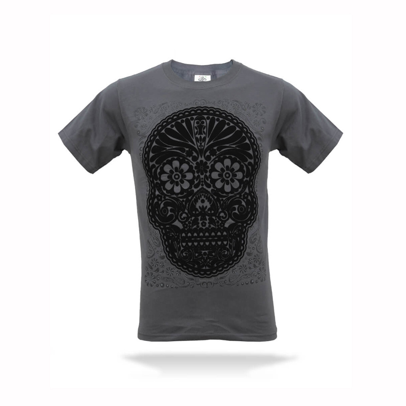 Playera Calavera Obsidiana H Karani