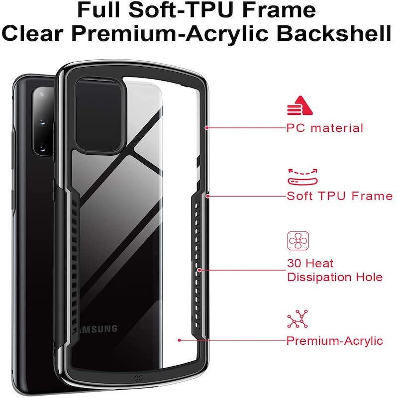 Funda para Samsung S20 Xundd Alpha Contra Golpes Negra