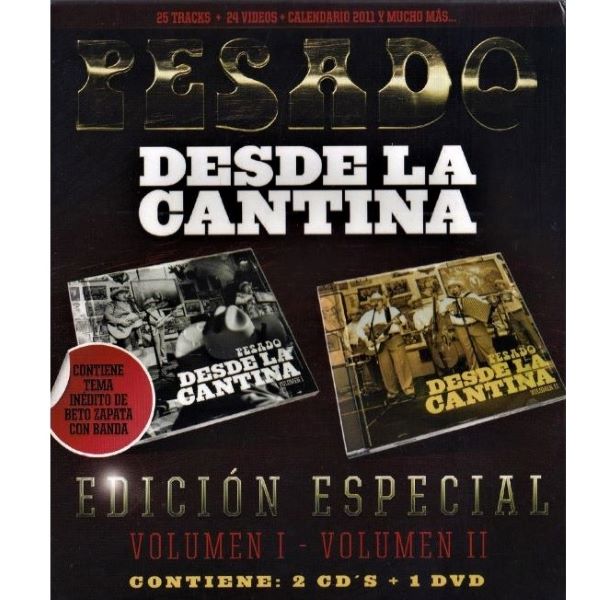 Pesado ~ Desde la cantina: volúmenes 1 y 2 (Edición especial 2CD+DVD)