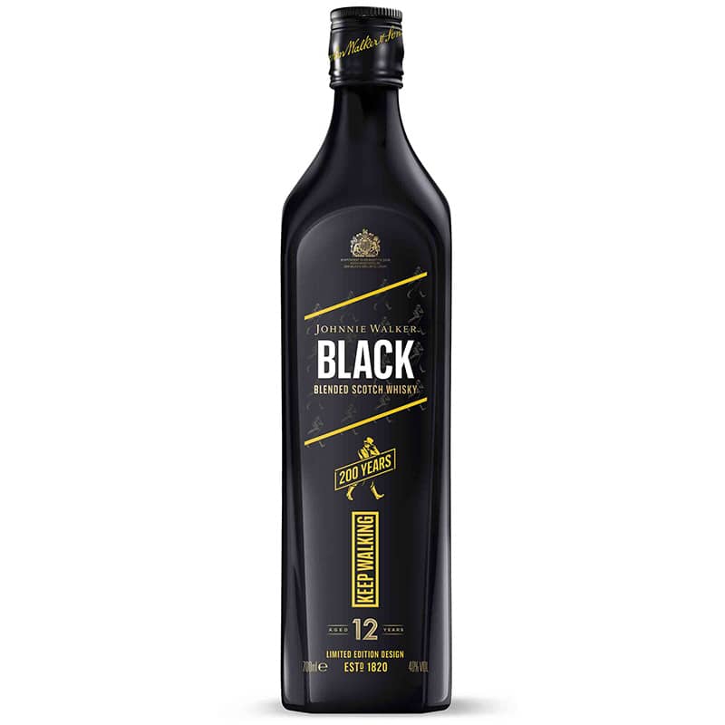 Johnnie Walker Black Label 12 años Edición Limitada 200 Años