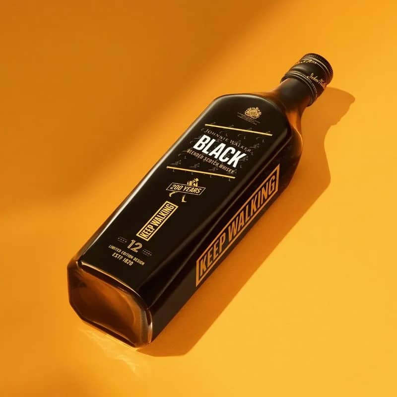 Johnnie Walker Black Label 12 años Edición Limitada 200 Años