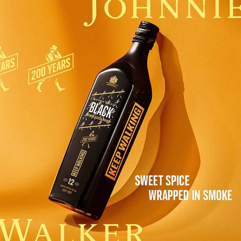 Johnnie Walker Black Label 12 años Edición Limitada 200 Años