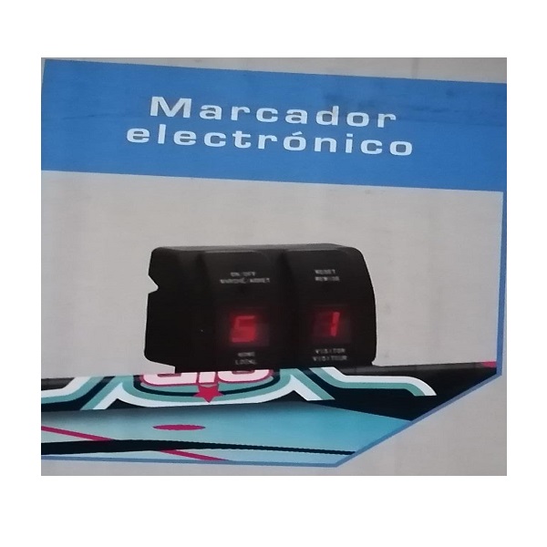 Juego de hockey Mesa de Aire con empujadores y marcador electrico