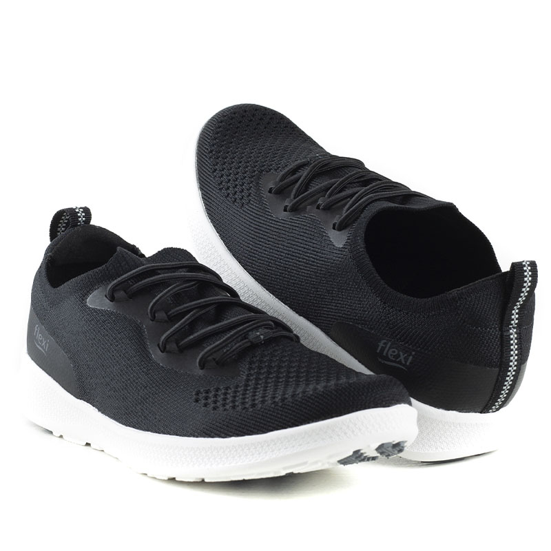 TENIS URBANOS PARA DAMA FLEXI 101303 NEGRO ORIGINAL ULTRA LIGEROS