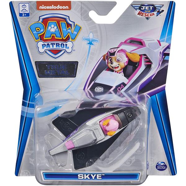 Paw Patrol Vehículo True Metal Jet Rescue Skye