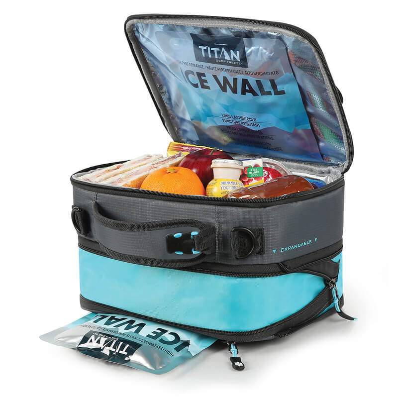 Lonchera Hielera Expandible Portátil Incluido Recipientes