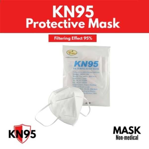 Cubrebocas, Mascarilla, Tapabocas, Kn95 Con Certificación Fda Usa, Ce Ecm, 1 Pza. (Empaque Individual).