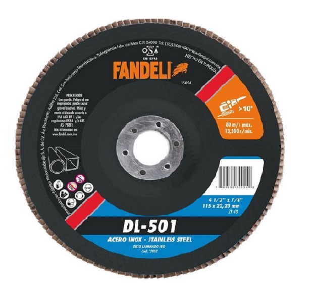 Disco Laminado Pro 4-1/2 Pulgadas Zirconia Gr 40