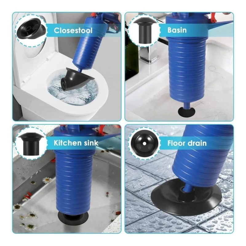 Destapador De Inodoro Bomba De Presión Aire desintegrador