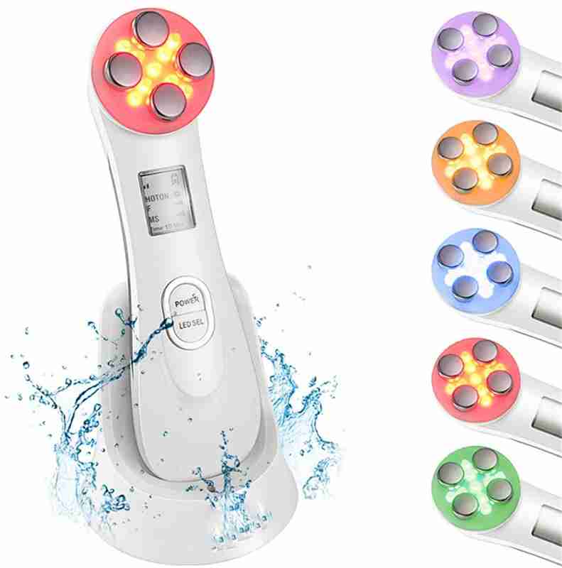 Mesoterapia Electroporación RF Radiofrecuencia Facial LED Fotón Dispositivo para el Cuidado de la Piel
